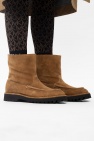 Kenzo BROWN ‘K-Mount’ suede ankle boots