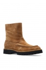Kenzo BROWN ‘K-Mount’ suede ankle boots