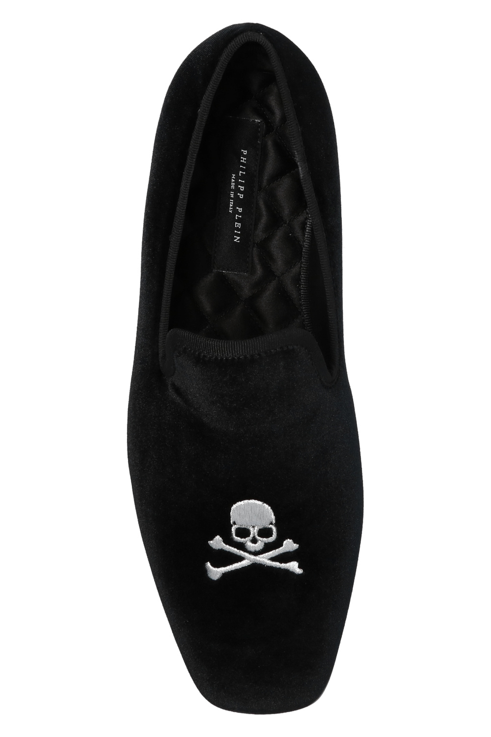 Philipp Plein Skull-embroidered loafers