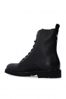 Philipp Plein BLACK Leather ankle boots