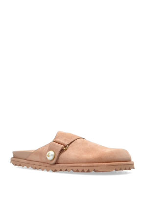 Jimmy Choo Suede slides ‘Fayence’