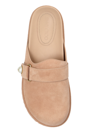 Jimmy Choo Suede slides ‘Fayence’