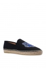 Kenzo BLACK Tiger head espadrilles