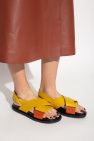 marni Navy Leather sandals