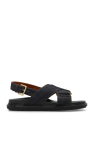 Marni NAVY BLUE ‘Fussbett’ denim sandals