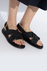 Marni NAVY BLUE ‘Fussbett’ denim sandals