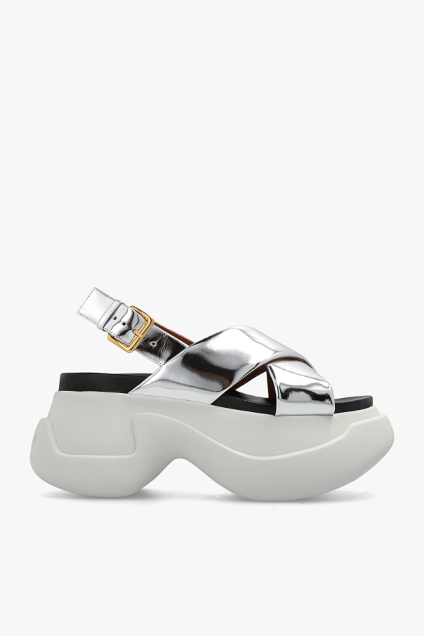 Marni Leather platform sandals