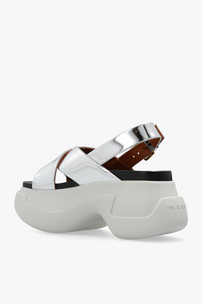 Marni Leather platform sandals