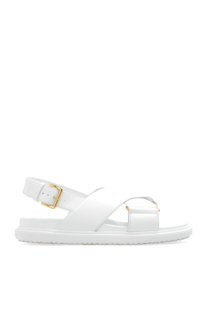 ‘Fussbett’ leather sandals