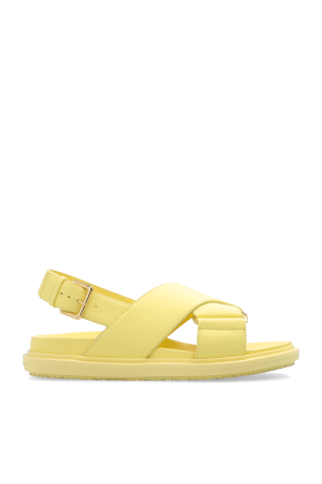 Marni rounded square-toe slip-on sneakers