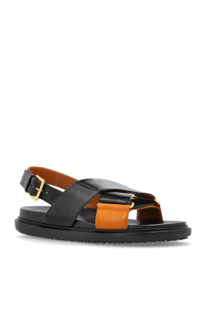 Marni Ledersandalen