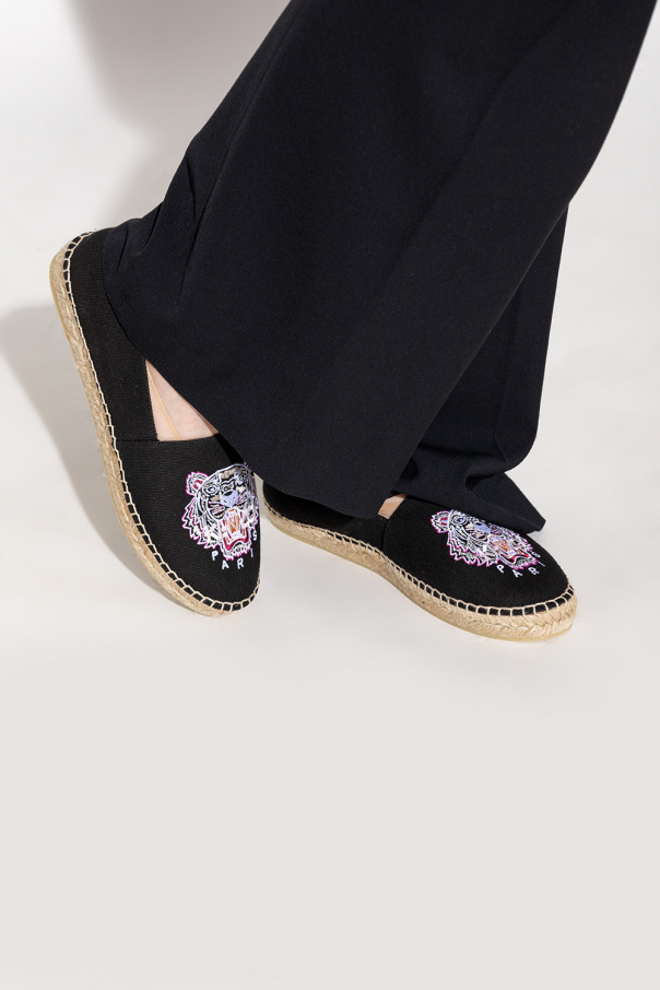 Kenzo Sergio Rossi crystal embellished sandals