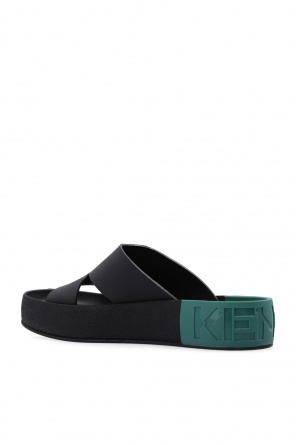 Kenzo ‘KENZOYAMA’ leather slides