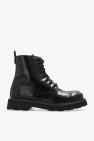 Kenzo Leather boots with logo