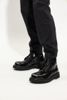 Kenzo Leather boots with logo