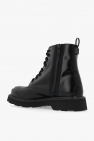Kenzo Leather boots with logo