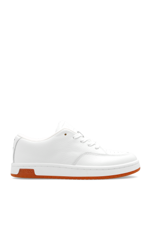 lacoste sideline leather trainers