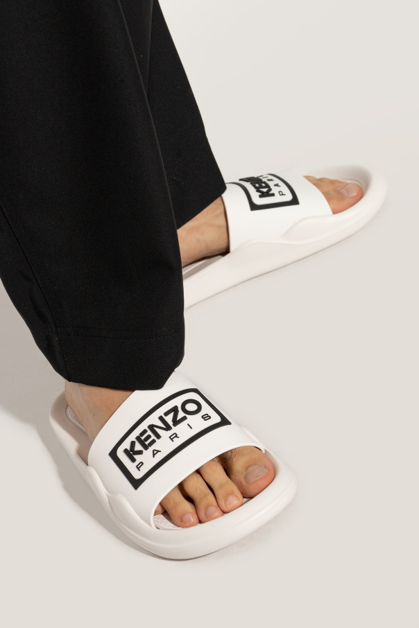 Kenzo Slippers with logo