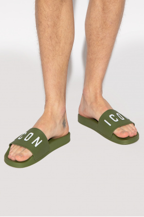 Slides with logo od Dsquared2