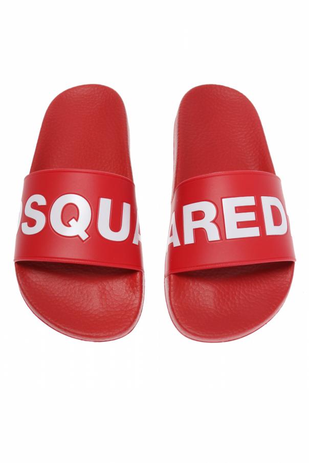 red dsquared sliders