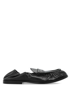 Leather loafers