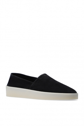 ASH Lucky ridged leather boots Neutrals ‘Espadrille’ suede sneakers