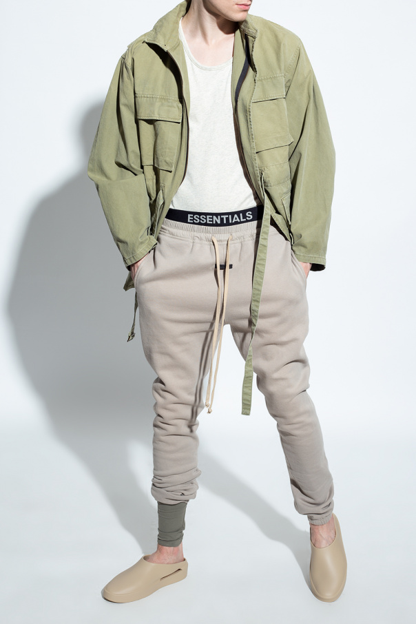 Beige 'The California' slides Fear Of God - Vitkac Australia