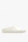 Kids Boy's White Leather And Suede Super Star Sneakers