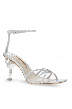 Sophia Webster ‘Flo Flamingo’ heeled sandals