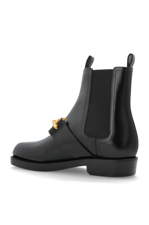Balmain Leder-Chelsea-Boots