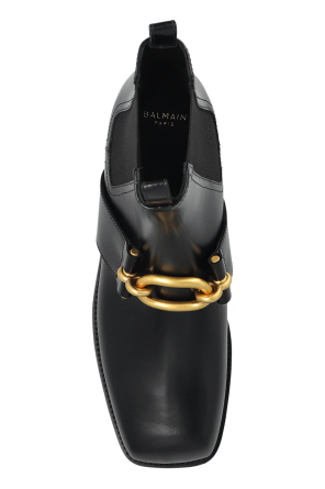 Balmain Leder-Chelsea-Boots