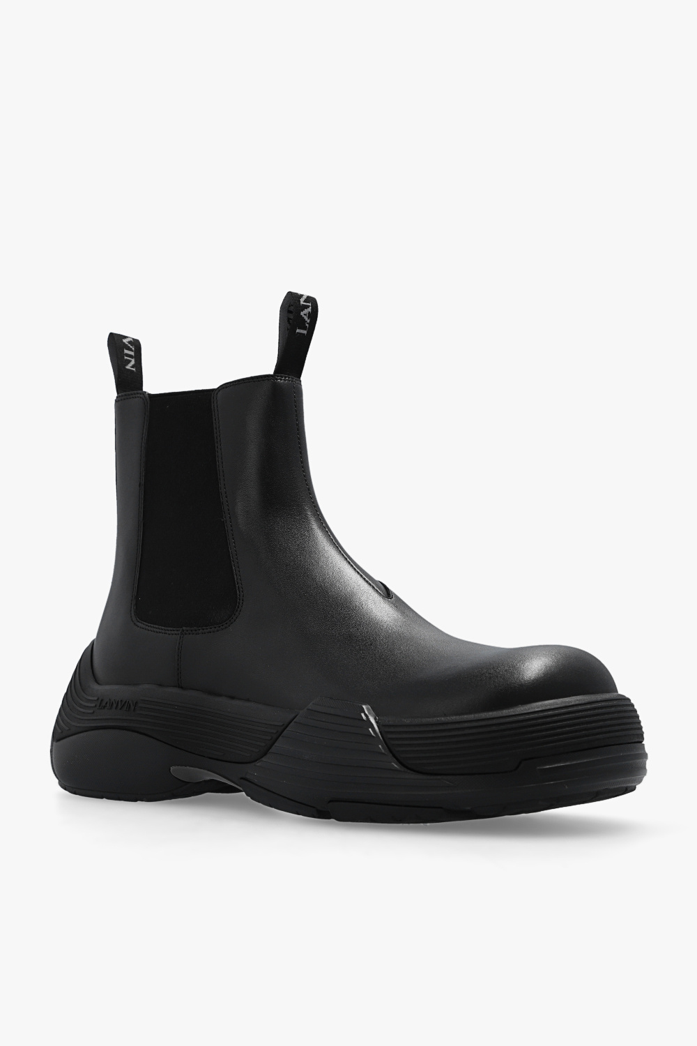 Lanvin Chelsea boots with logo