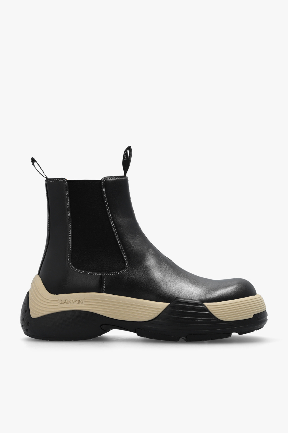 Lanvin Chelsea boots with logo