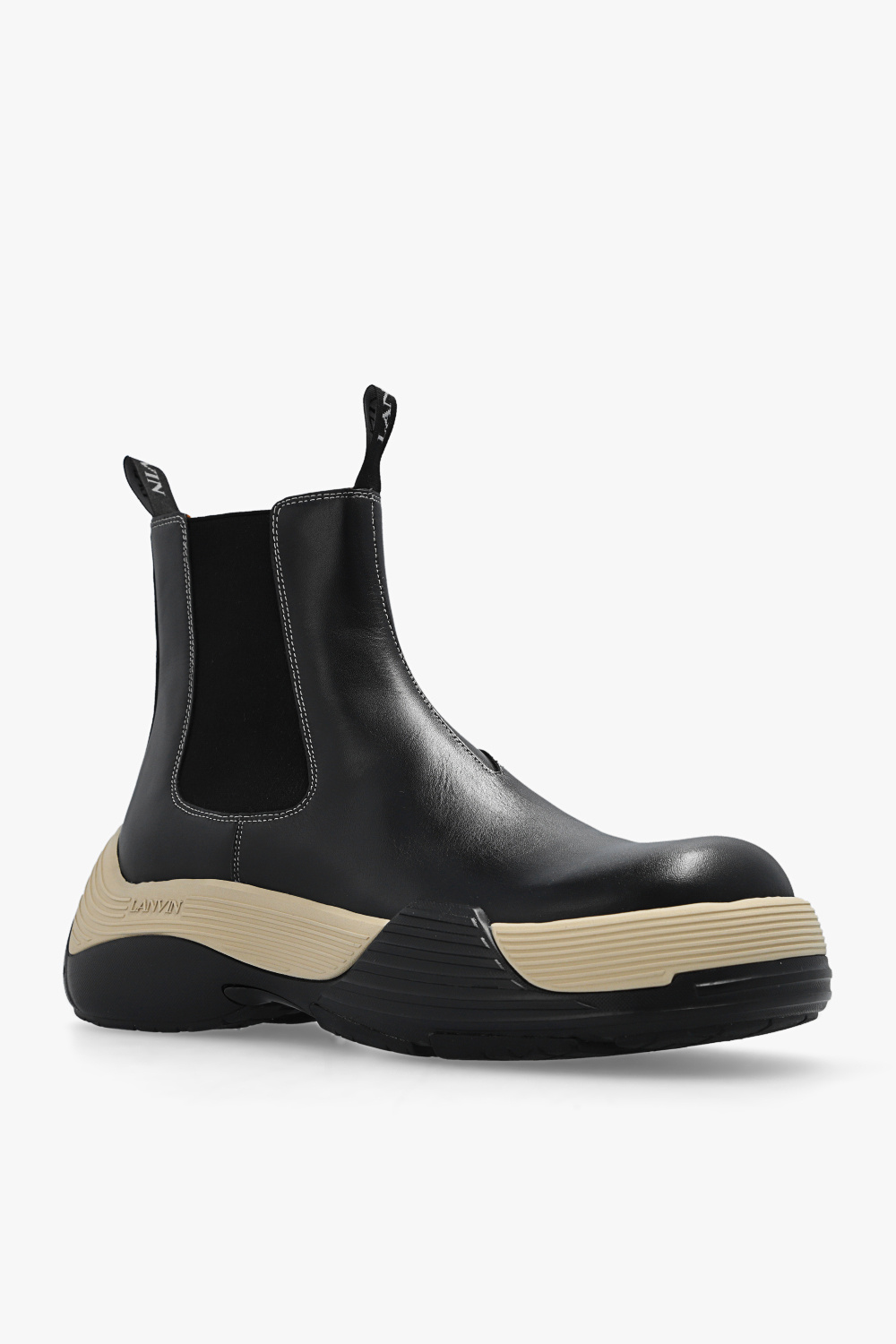 Lanvin Chelsea boots with logo