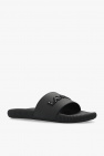 Lanvin Rubber slides with logo