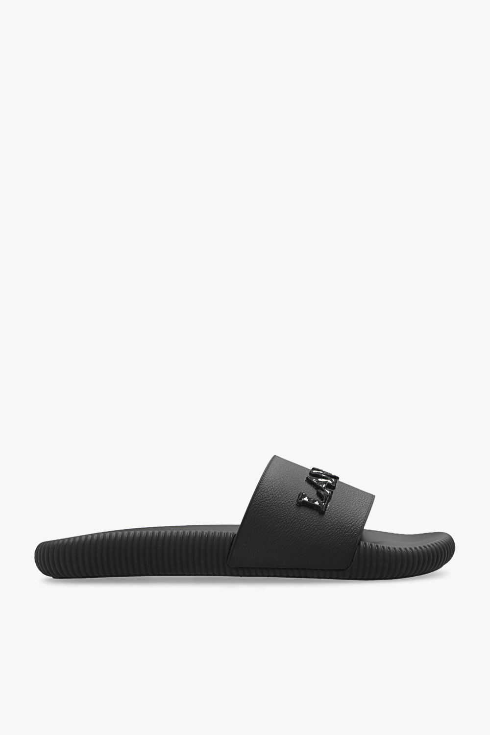 Lanvin Rubber slides with logo