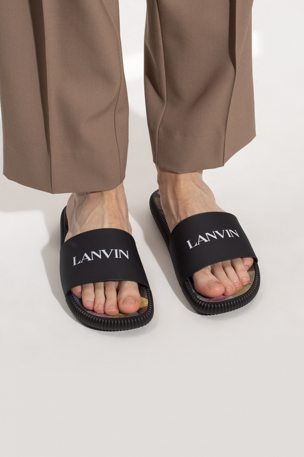 Lanvin Lanvin Filling Pieces Men's Moda Jet Dax Sneakers in Black