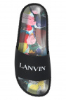 Lanvin Series Low-Top Running Shoes Grey Red GRAY RED WHITE Marathon Running Shoes ML574SBD