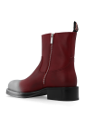 Acne Studios Leather ankle boots with logo
