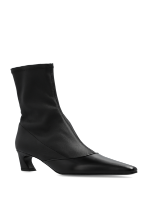 Acne Studios Tall Lug Chelsea Boots In Leather