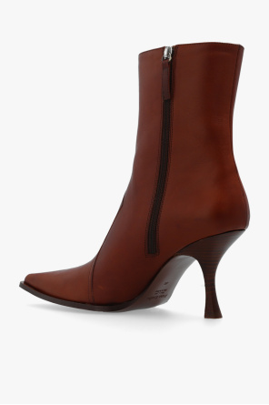 Acne Studios Heeled ankle boots in leather