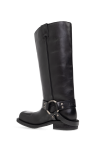 Acne Studios Leather knee-high boots with logo