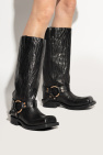 Acne Studios BLACK Leather 'biker' boots