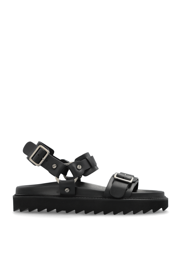 Leather sandals with buckle od Acne Studios