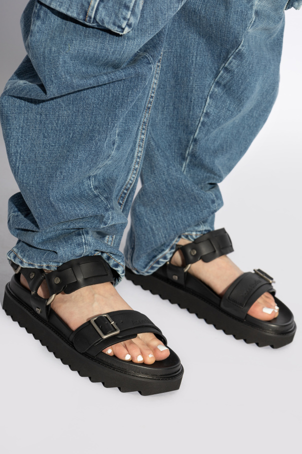 Acne Studios Leather sandals with buckle