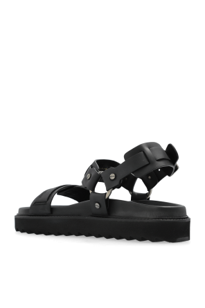 Acne Studios Leather sandals with buckle