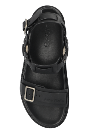 Acne Studios Leather sandals with buckle