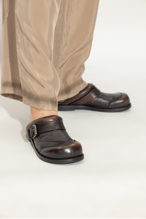 Leather slides od Acne Studios