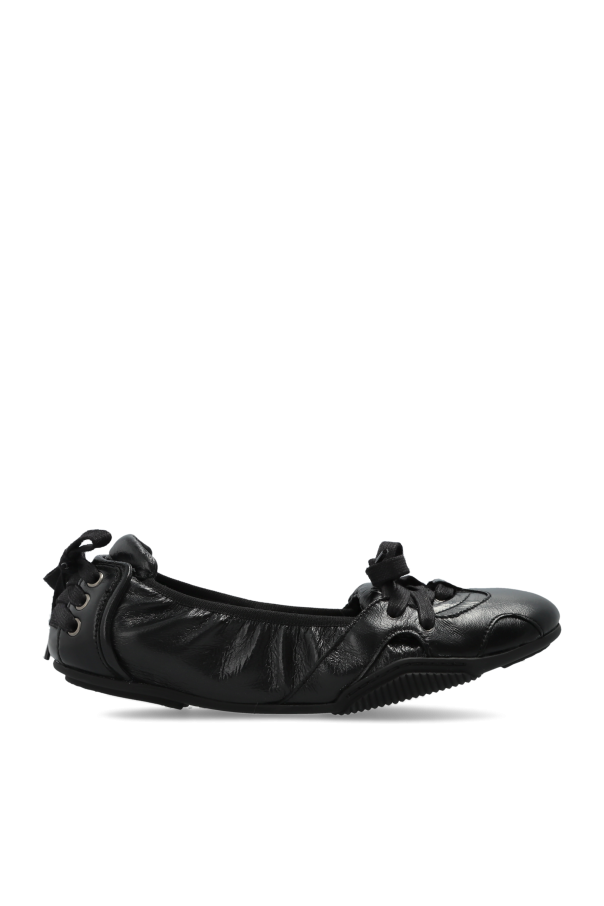 Leather ballet flats od Acne Studios