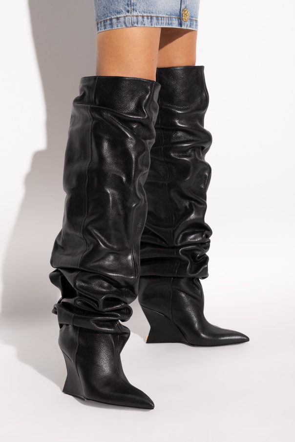 Balmain Stiefel mit Keilabsatz